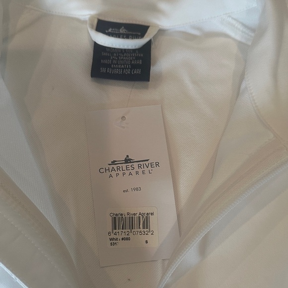 Charles River Apparel Women's Snow White Jacket - Picture 2 of 3